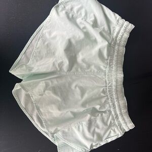 Lululemon Mint Green Athletic Shorts with Elastic Waistband